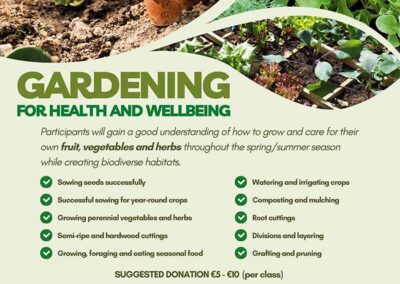 Gardening for Health and Wellbeing Poster